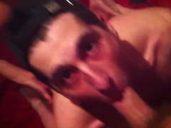 French Faggot Slut Destroyed By Two Cocks