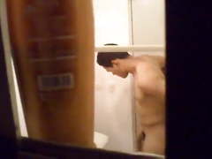 Str8 spy neighbor through the window