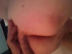 Ugly pathetic faggot loser licks dirty asses of old man